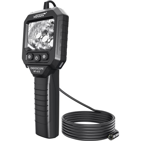 La caméra endoscopique portable NOYAFA NF-613 (câble rigide de 2 mètres) est dotée d'un écran IPS de 2,8 pouces, de 6 LED, d'un diamètre de 8 mm et d'un indice d'étanchéité IP67. (1/5)