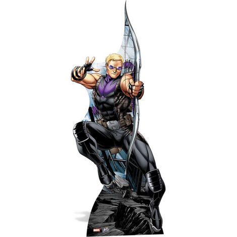 Figurine en carton Hawkeye Marvel Avengers H 185 x 75cm (1/5)