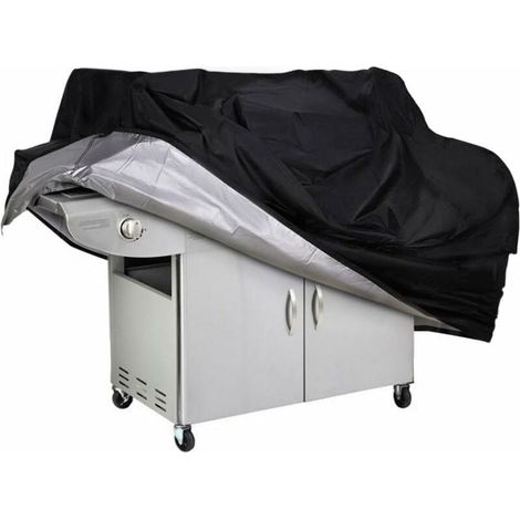 1 housse de barbecue, imperméable et résistante aux UV, 145 cm, pour gril rectangulaire au gaz/charbon/électrique (1/5)