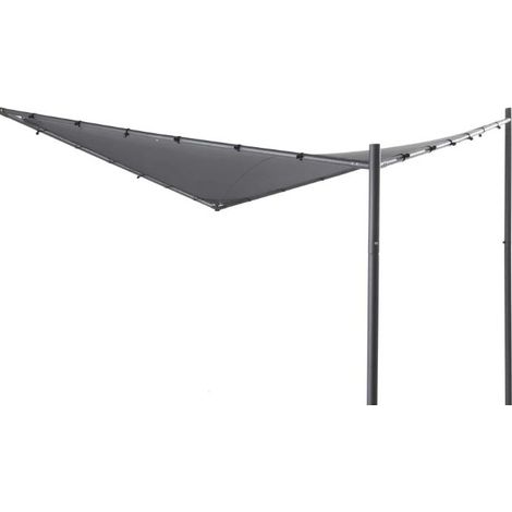 Cover per gazebo vela grigio 4x4mt. (1/3)