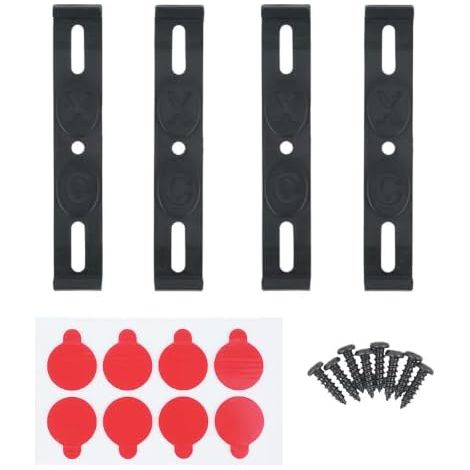 4 Pièces Porte Plaque d'Immatriculation sans Cadre, Support Plaque Immatriculation Voiture, Porte Plaque Immatriculation, Support De Plaque d'Immatriculation Universel (1/5)