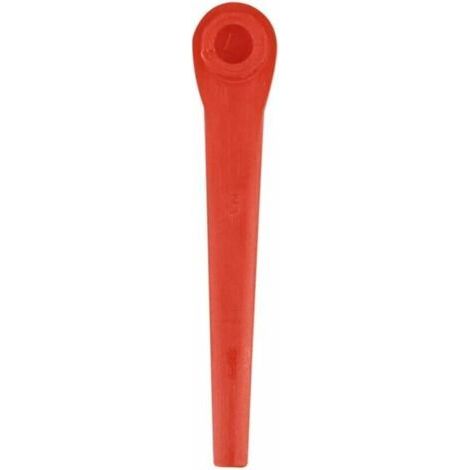 100 lame in plastica per tagliaerba Gardena, lame di ricambio per tagliaerba Gardena e tagliaerba a batteria