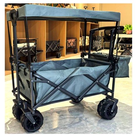 Carrello spiaggia Amicasa telescopico con parasole Deluxe