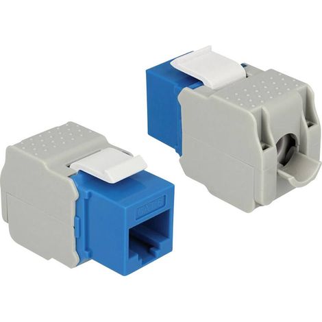 Module RJ45 encastrable Keystone CAT 6 Delock 86343 A069611 (1/2)