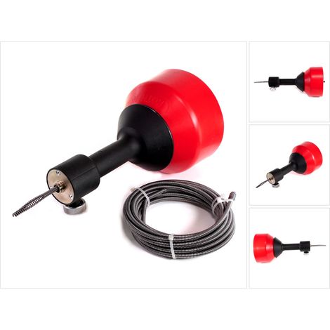 Appareil de nettoyage de conduits électriques ROSPIMATIC CL Ensemble Spirale-L.7,5m Spirale-D.8mm