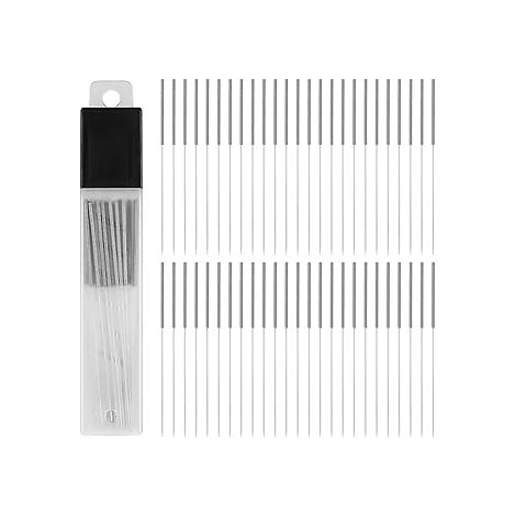 30 Pièces Aiguilles de Nettoyage de Buse de Imprimante 3D, 0,4 mm Aiguilles de Buse Nettoyant Tête d'impression en Acier Inoxydable pour Accessoires Impression 3D Aiguille Buse (1/5)