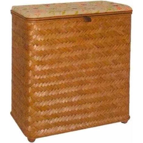 Cesto de mimbre con cojín para 2 plazas 60X30 H.60 24721