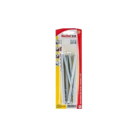 Fischer 4x  tassello a  espansione SXR  10 x  140 SS  vite esagonale  - 52243