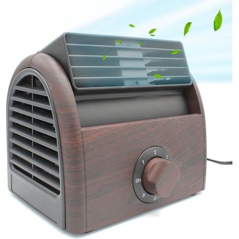 Ventilateur de bureau compact et puissant sans pales - 30 W, ventilation réglable à 45° - 3 vitesses (1/5)