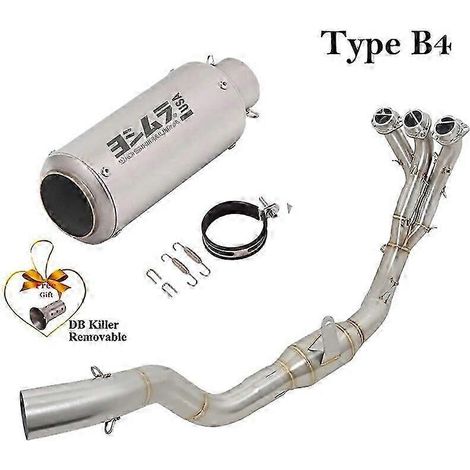 Système d'échappement complet adapté pour moto, silencieux de tube de liaison avant modifié, DB Killer, pour Yamaha Tracer9 Tracer 9 GT 2 (Type B4) (1/5)
