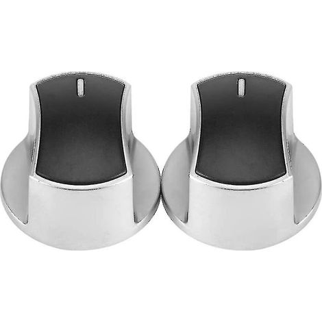 Lot de 2 boutons de commande universels pour cuisinière à gaz, section ustensiles de cuisine, interrupteur rotatif en métal, surface de cuisson (1/5)