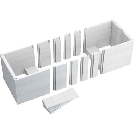Habillage de baignoire blanc + LED - OCE - 160 x 75 x 61 (1/5)