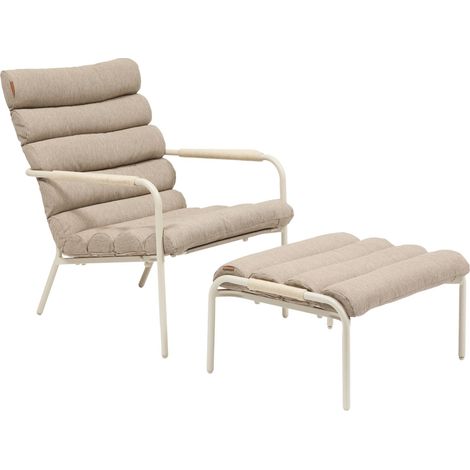 Fauteuil relax de jardin Solani argile - Hespéride (1/5)