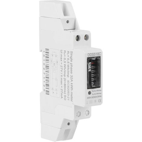 Tester di energia di monofase di tipo ferroviario 5-32 A 230 V 50 Hz DDS518C (1/5)