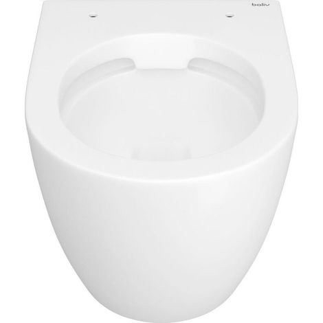 [NEUWERTIG] B-Ware baliv Wand WC Rockport WC-510.30 spülrandlos Keramik weiß 36x34,8cm bis 150kg (1/2)