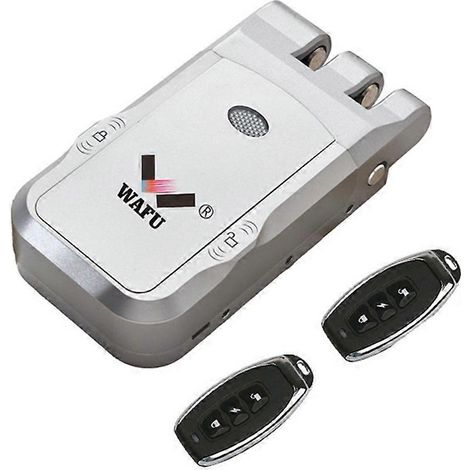 Serrure de porte intelligente sans fil avec télécommande invisible - Serrure de porte d'entrée sans clé (1/5)