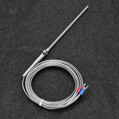 Thermoelement Typ K mit M8-Gewinde, 150 mm Sonde, Temperaturfühlerkabel 0–400 °C (5 m) (1/5)
