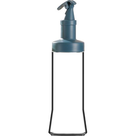 Bouteille À Huile - Verre Trempé Carrée - Bouchon Étanche Avec Bec Verseur Anti-Goutte - Pour Cuisine Et Pique-Nique - 500 ml (1/5)