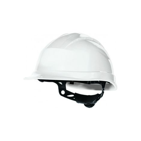 24H Quartz UP III Delta Plus Schutzhelm, leicht, komfortabel, verstellbar mit Drehknopf, weiß