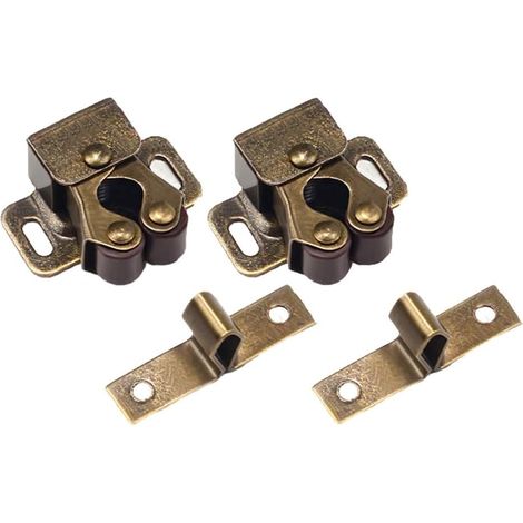 Loquet de porte double pour porte de caravane, en inox (1/5)
