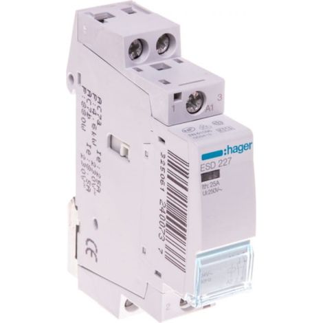 Modulares Schütz 25A 1NO 1NC 24V AC ESD227