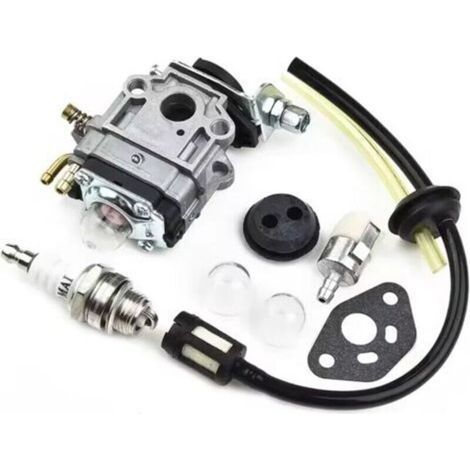 Kit Carburateur - Pour Moteurs TH23 TH26 TH34 et 23CC 25CC 26CC 33CC 35CC - Compatible Débroussailleuses Tondeuses Souffleurs - 1 Pièce