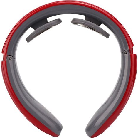 Elektrisches Impulsmassagegerät für die Halswirbelsäule zur Linderung von Nacken- und Schulterschmerzen (Physiotherapiegerät, weiß) (1/5)