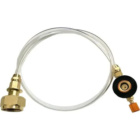 Réchaud à gaz de camping extérieur, adaptateur de recharge de propane, adaptateur de réservoir, remplissage de bouteille de gaz, accessoires pour brûleur de cartouche d'essence, réchauds de cuisine po (1/4)