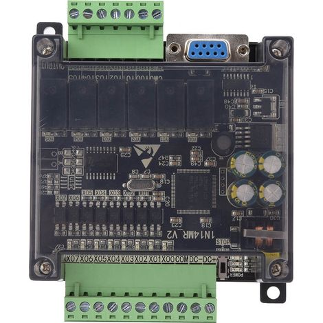 Carte de contrôleur logique programmable FX1N-14MR Module de contrôleur de relais DC24V