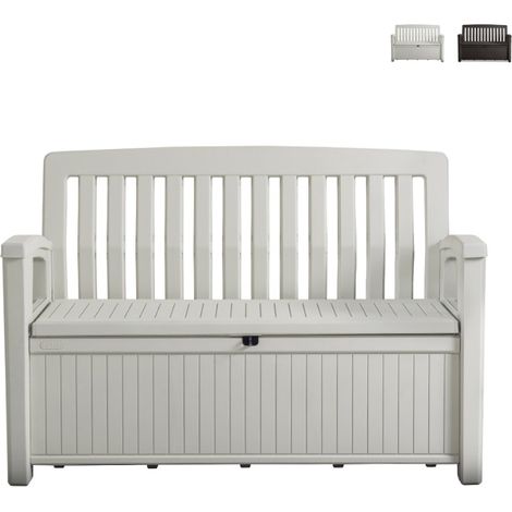 Cassapanca baule Keter patio beach bianco 89,5 x 132,7 x 63,5 cm (1/5)