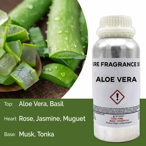 Huile parfumée pure à l'Aloe Vera - 500 ml- Vendu par 1