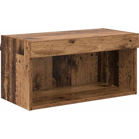 Maison Exclusive - TV-Schrankset mit LED Altholz 60 x 30 x 30 cm