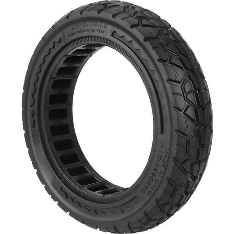 Pneu plein noir NEDONG 10x2.125 pour tout-terrain F20/F25/F30/F40 (1/5)