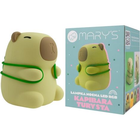 Luce notturna a LED di Mary, modello Capibara Tourist RGB