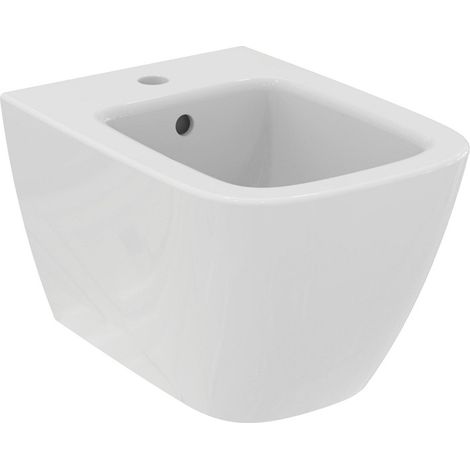 IS Bidet mural i.life S 1 Hl. 355x480x300mm blanc avec Ideal Plus