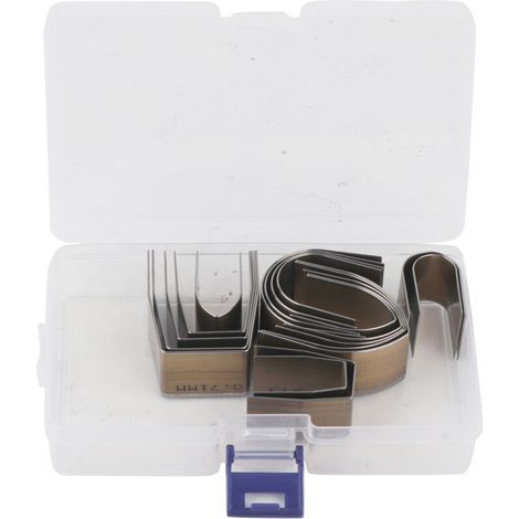 Perforatrices en cuir professionnelles – Lot de 4 poinçons pour ceintures, maroquinerie et loisirs créatifs, acier trempé (1/5)