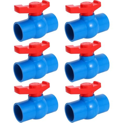 Pi ces 40mm Boisseau Sph rique En Pvc U Pvc Rouge (1/5)
