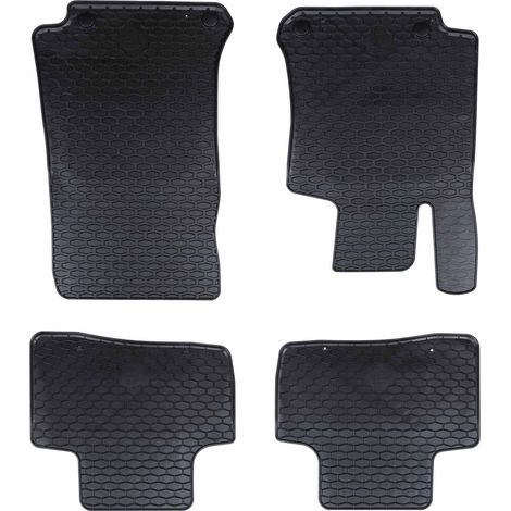 Car Mat 4 pcs Black suitable for GLC 2016-2022 Rubber vidaXL