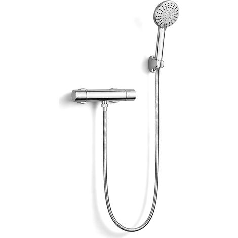 Thermostatique Douche, Mitigeur Douche Thermostatique Kit 38°C Anti-Brûlure (1/5)