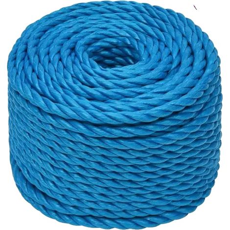 Corde de travail, haute résistance, résistante aux UV, Bleu (1/2)