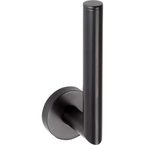 Sapho X-Round - Portarrollos de papel higiénico, negro XR701B (1/2)