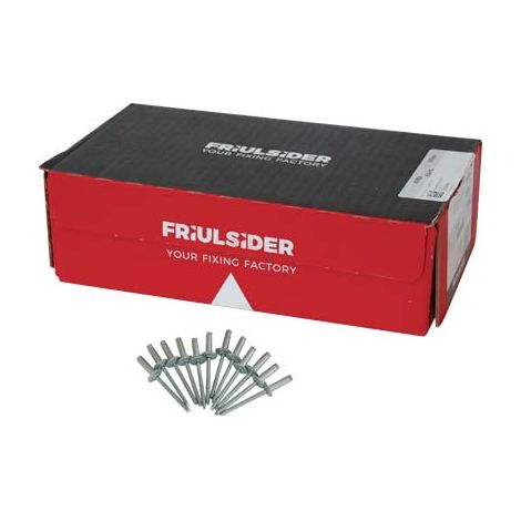 RIVETTO A STRAPPO ALLUMINIO TESTA LARGA FRIULSIDER - MM 4,8X20 TESTA MM 14 CF=PZ 500- 1 confezioni