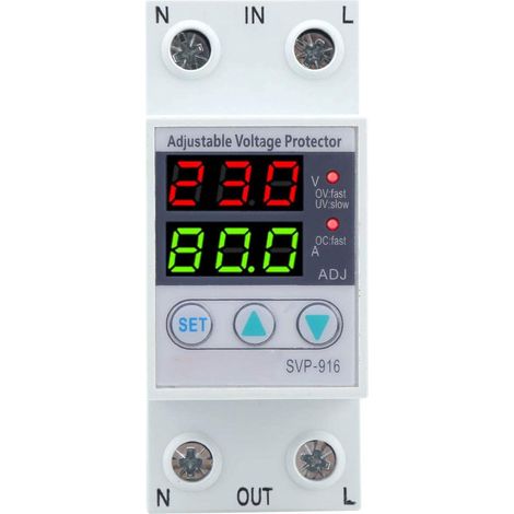 Adjustable surge protection device SVP-916, current limiting protector, time-delay reset protector (80 A) (1/5)