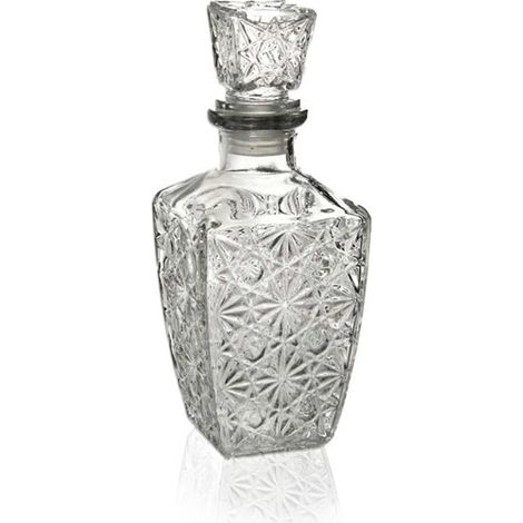 BOTTIGLIA IN VETRO BASE QUADRATA DA 9.3X25 CM CON CAPIENZA 1000ML