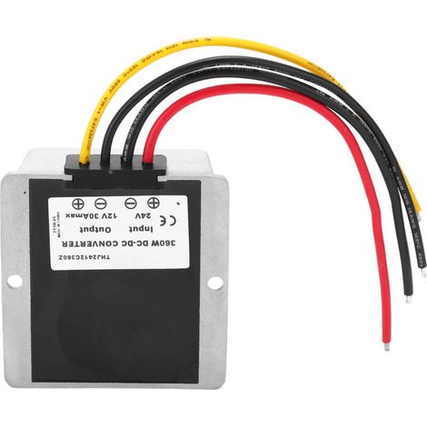 24V to 12V 30A 360W DIY DC to DC Voltage Converter Step-Down Power Supply Transformer THJ2412C360Z (1/5)