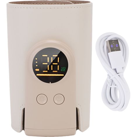 Chauffe-biberon sans eau pour bébé, chauffe-lait à température constante, bouteille rechargeable pour voyage (1/5)