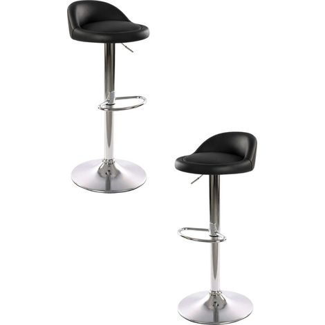 Packs Taburetes Cocina - Pack 2 Taburetes Cirkus - Negro (1/4)