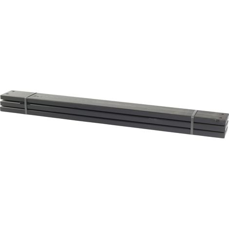 Plus Planken PIPE 60 cm - 6 Stck. schwarz Holzzäune
