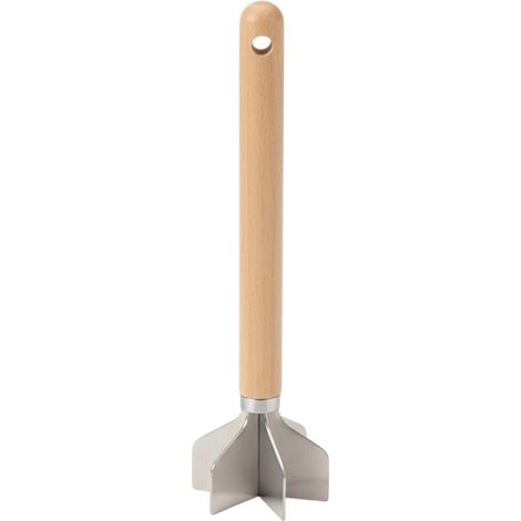 Manuel pour Pommes de Terre,Hachoir a Bœuf Haché a 6 Lames en Acier Inoxydable avec Trou de Suspension pour Bœuf,Poulet,Pommes de Terre,Avocats,Bananes (1/5)