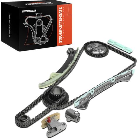 Kit de cadena de distribución, de acero, tamaño estándar, compatible con modelos Nissan, diseñado para una mayor durabilidad, cumple con las normas de seguridad automotriz. (1/5)